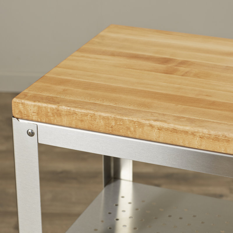 John Boos Cucina Culinarte Kitchen Cart with Maple Top & Reviews